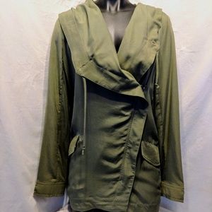 Pixley Stitch Fix Hooded Asymmetrical Zip Jacket